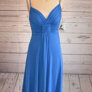 Donna Morgan Royal Blue Cocktail Dress Spaghetti 4